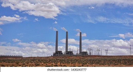 Salt River Project-Navajo Generating Station (NGS) Is A Coal Fired Power Plant Station ,located On The Navajo Nation, Near Page, Arizona United States. It Will Operate Through December 2019.