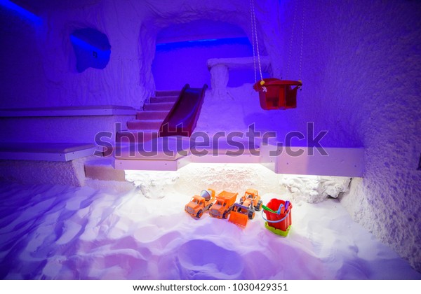 Salt Room Kids Stock Photo Edit Now 1030429351