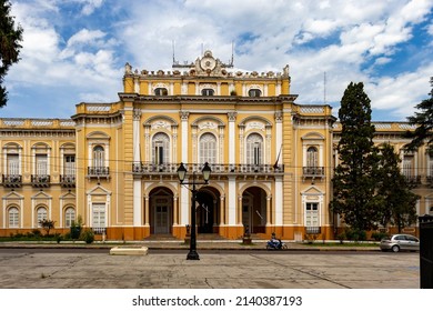 Salta, Salta, Argentina. 02-01-2022: Spanish Colonial Architecture Building, Government Building. Architecture.