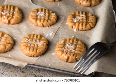 Salted Caramel Cookies Ready To Bake