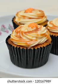 A Salted Caramel Cupcake