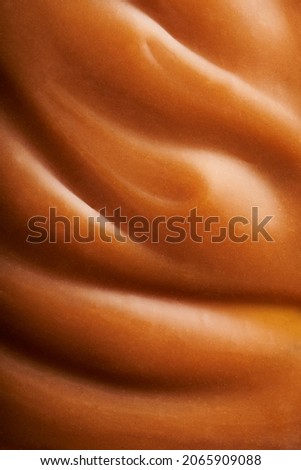 salted caramel texture top view