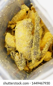 Salted Egg Fish Skin Snack
