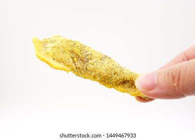 Salted Egg Fish Skin Snack
