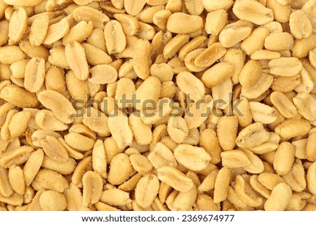 Salted peanuts full frame texture background