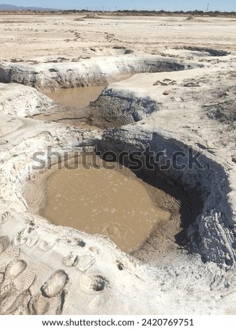 Salton Sea Mud Pots, Geothermal Activity in Southern California