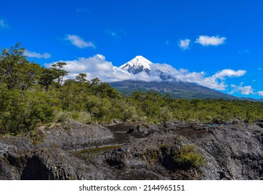 The Saltos Del Río Petrohué Are Waterfalls Located A Short Distance Downstream From Lake Todos Los Santos. They Are Located Within The Vicente Pérez Rosales National Park Near The Route To Petrohué.