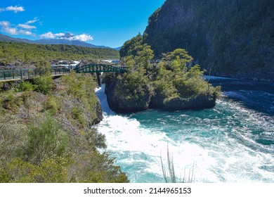 The Saltos Del Río Petrohué Are Waterfalls Located A Short Distance Downstream From Lake Todos Los Santos. They Are Located Within The Vicente Pérez Rosales National Park Near The Route To Petrohué.