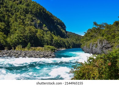 The Saltos Del Río Petrohué Are Waterfalls Located A Short Distance Downstream From Lake Todos Los Santos. They Are Located Within The Vicente Pérez Rosales National Park Near The Route To Petrohué.