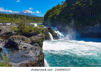 The Saltos Del Río Petrohué Are Waterfalls Located A Short Distance Downstream From Lake Todos Los Santos. They Are Located Within The Vicente Pérez Rosales National Park Near The Route To Petrohué.