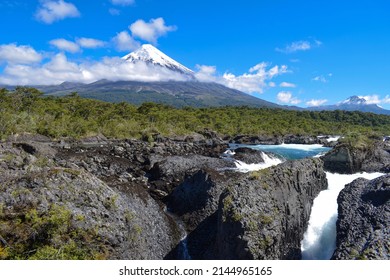 The Saltos Del Río Petrohué Are Waterfalls Located A Short Distance Downstream From Lake Todos Los Santos. They Are Located Within The Vicente Pérez Rosales National Park Near The Route To Petrohué.