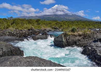 The Saltos Del Río Petrohué Are Waterfalls Located A Short Distance Downstream From Lake Todos Los Santos. They Are Located Within The Vicente Pérez Rosales National Park Near The Route To Petrohué.