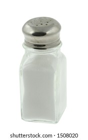 saltshaker on pure white background