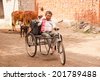 handicapped indian person