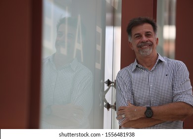 SALVADOR, BAHIA / BRAZIL - October 11, 2017: Fernando Guerreiro, Theatrical Director, Is Seen At The Gregório De Matos Theater In Salvador (BA). (SHUTTERSTOCK / Joa Souza). 