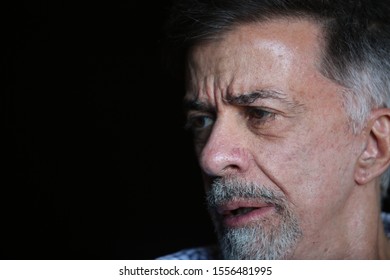 SALVADOR, BAHIA / BRAZIL - October 11, 2017: Fernando Guerreiro, Theatrical Director, Is Seen At The Gregório De Matos Theater In Salvador (BA). (SHUTTERSTOCK / Joa Souza). 