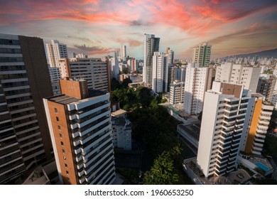 Salvador Bahia Brazil Skyline Buildings Aerial View.