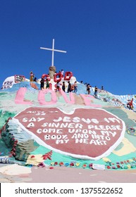 Salvation Mountain Art In Slab City