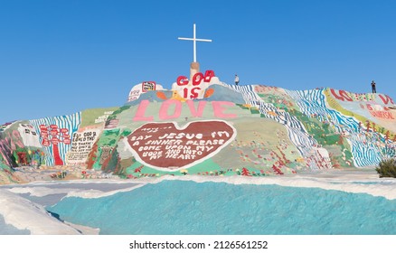 Salvation Mountain in Calipatria, California - Shutterstock ID 2126561252