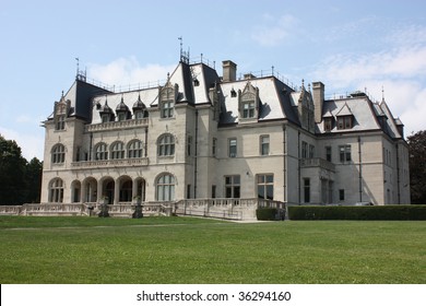 Salve Regina University Newport Rhode Island Overlooks The Bay.