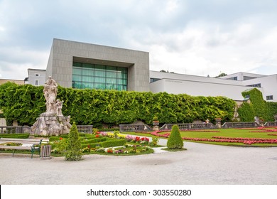 Salzburg, Austria - June 25, 2014: University Of Salzburg, Mozarteum, Austria.