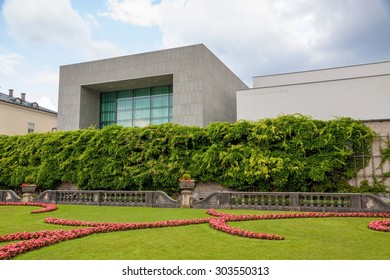 Salzburg, Austria - June 25, 2014: University Of Salzburg, Mozarteum, Austria.