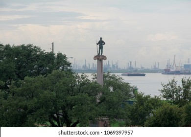 Sam Houston Memorial At The USS Texas Historical Park