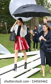 Samantha Barks At London Fashion Week SS14  - Topshop Unique - Arrivals, London. 15/09/2013