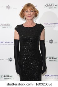 Samantha Bond Arriving At The Downton Abbey ChildLine Ball Held At The Savoy, London. 24/10/2013