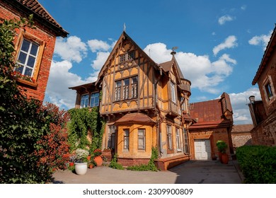 Samara Half-timbered house. This is one of the most famous buildings of old Samara. The house was built at the end of the 19th century. It was inhabited by a native of a family of German Jews. Russia