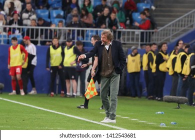 Samara, Russia, May, 22, 2019. Samara Arena. Head Coach Of Lokomotiv Yuri Semin In The Football Match Of Russian Cup 2018/2019 Between Lokomotiv (Russia) & Ural (Russia)