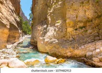 Samaria Gorge. Crete, Greece