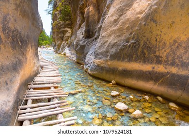 Samaria Gorge. Crete, Greece