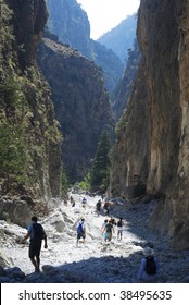 Samaria Gorge. Crete, Greece