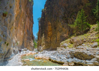 Samaria Gorge. Crete, Greece