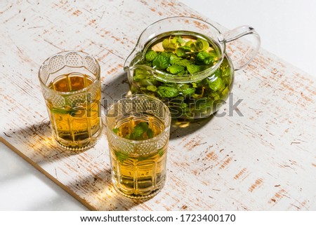 The same mint tea served at Moroccan restaurants