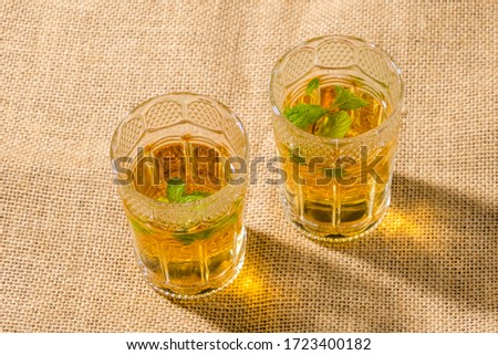 The same mint tea served at Moroccan restaurants