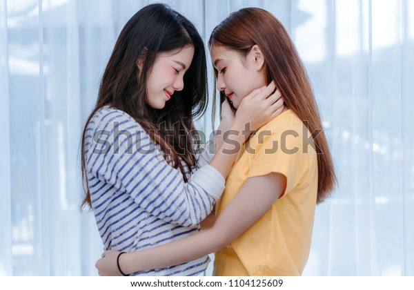 Japanese Lesbian Hot Kissing