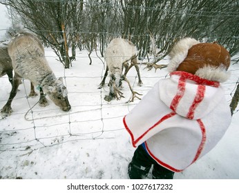 Sami Child.Tromso Lapland