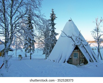 Sami House In Lapland