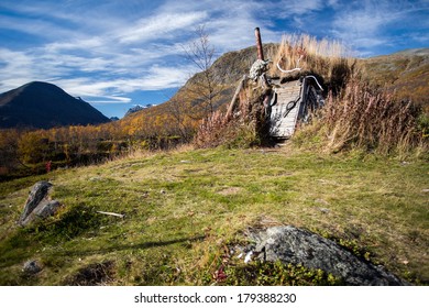 Sami Hut In Lapland - Sweden