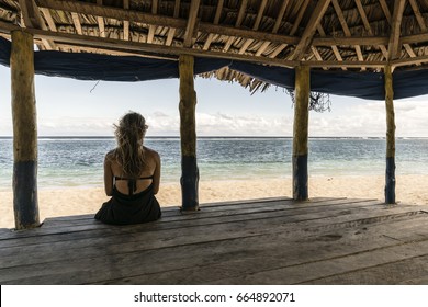 Samoan Beach Hut Known Fale Beach Stock Photo 664892050 | Shutterstock