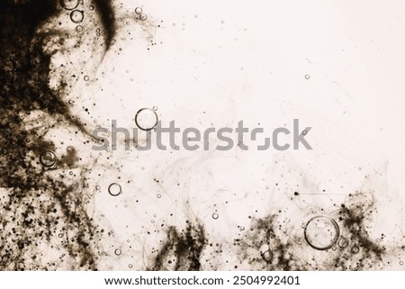 Sample of bacteria culture as background, macro view