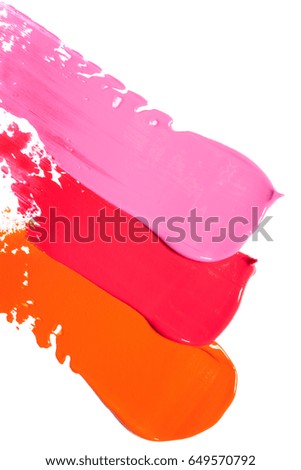 
Sample of cosmetics for advertising .
