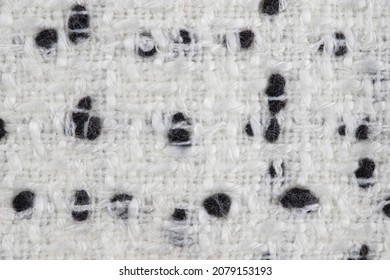 Sample Of Gray And White Polyester Fabric, Background, Texture