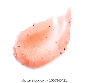 Sample of natural scrub on white background