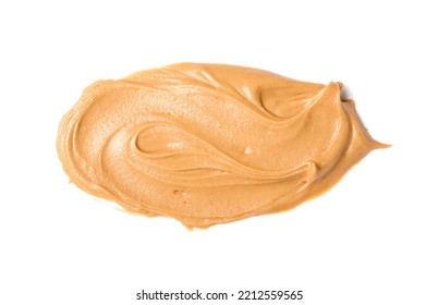 Sample of nut butter on white background - Shutterstock ID 2212559565