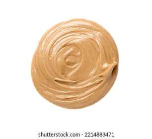 Sample Of Nut Butter On White Background