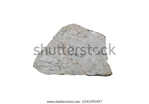 Sample raw chert\
stone isolated on white background. sedimentary rock that is made\
of silica, silicon\
dioxide.