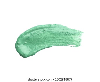 Sample Of Spirulina Facial Mask On White Background